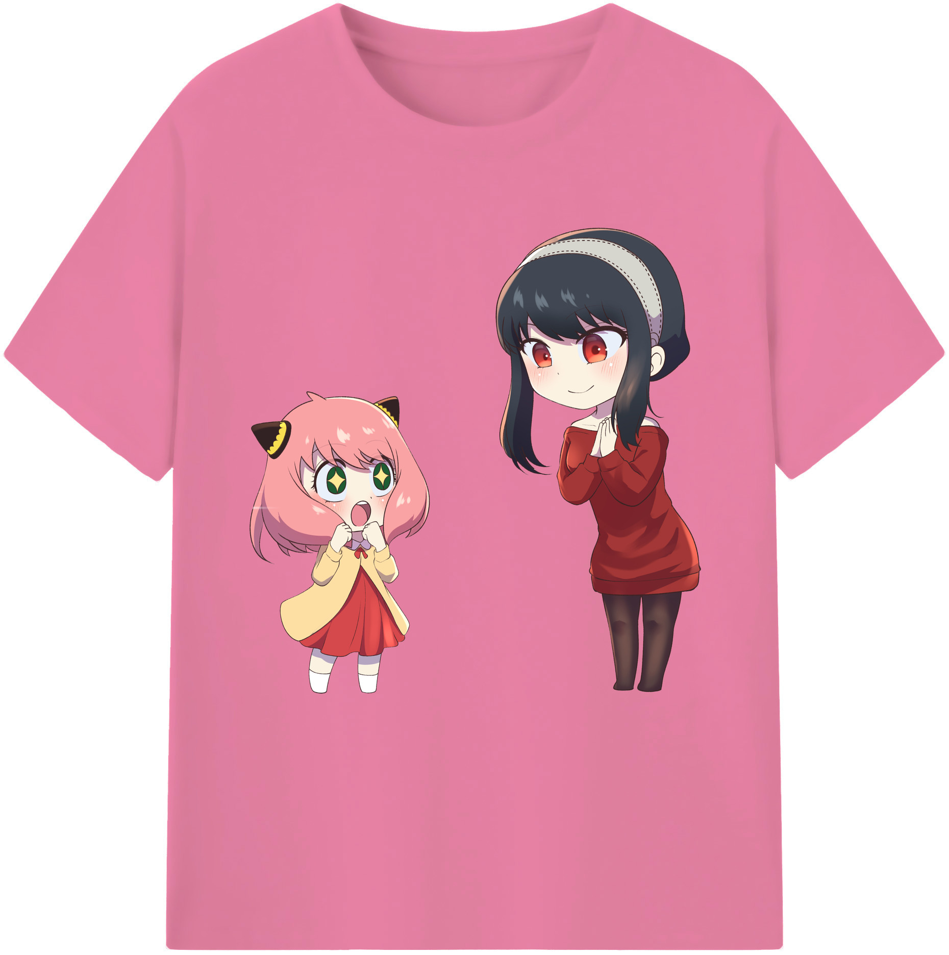 （画像用） SPY×FAMILY间谍家家酒 綿100％半袖Tシャツ（フロントプリント）